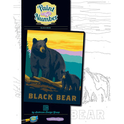 Black Bear - Paint by Number (ONLINE ORDER ONLY)