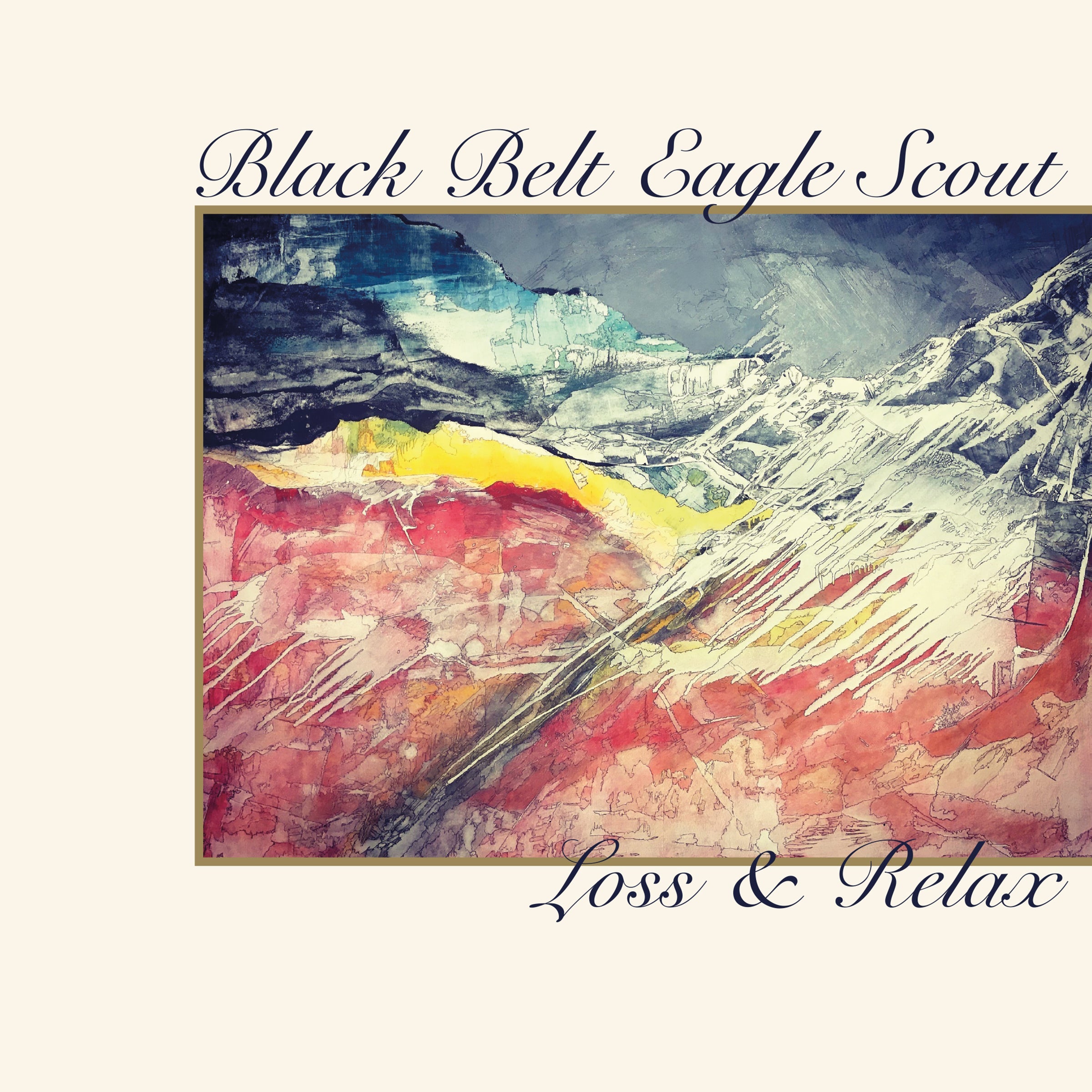 Black Belt Eagle Scout - Loss & Relax b/w Half Colored Hair [Vinyl] (ONLINE ORDER ONLY)