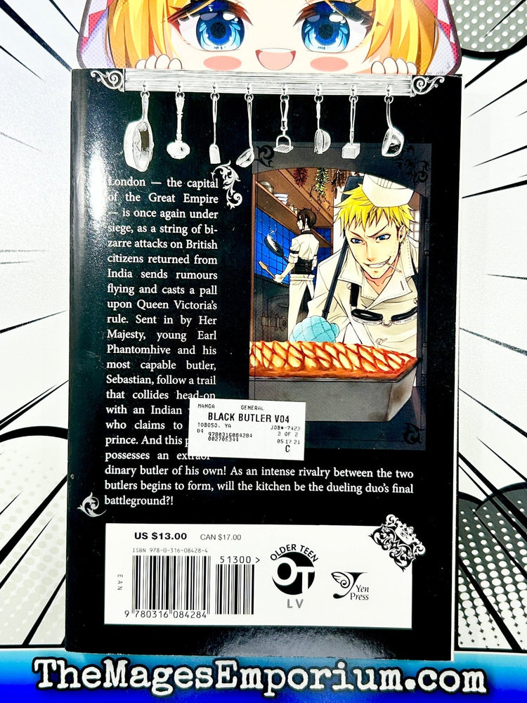 Black Butler Vol 4 (Online Order Only)