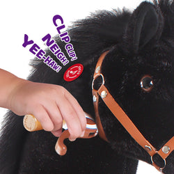 Model U® Horse Ride-On Toy Age 4–7 – Black