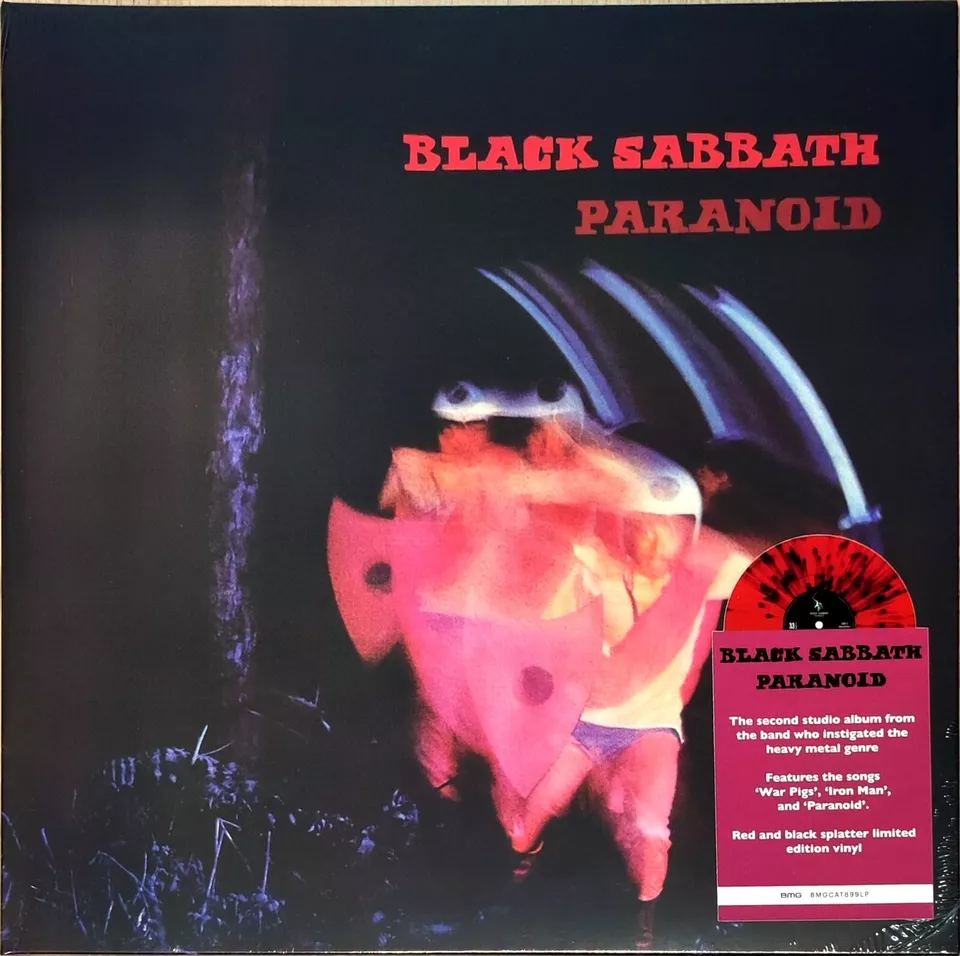 Paranoid (Limited Edition, Red & Black Splatter Colored Vinyl) [Import] [Vinyl] (ONLINE ORDER ONLY)