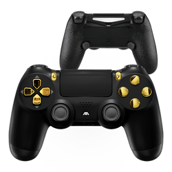 BLACK GOLD EXTREME PS4 SMART PRO MODDED CONTROLLER (Online Order Only)