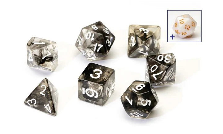 Sirius Dice:Cloud Black Dice Set