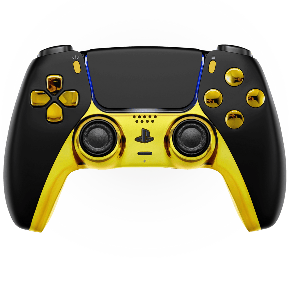 BLACK GOLD PS5 CUSTOM MODDED CONTROLLER (Online Order Only)