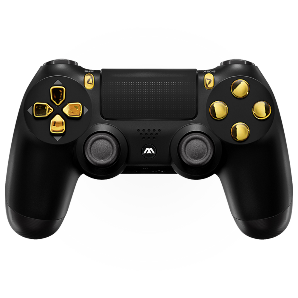 BLACK GOLD EXTREME PS4 SMART PRO MODDED CONTROLLER (Online Order Only)