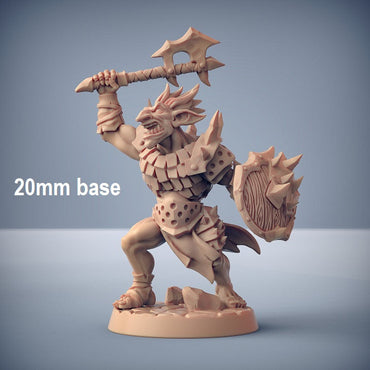 Blackrazor Warrior: Base Sculpt B (Male Hobgoblin) (Online Order Only)