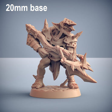 Blackrazor Warrior: Base Sculpt F (Male Hobgoblin) (Online Order Only)