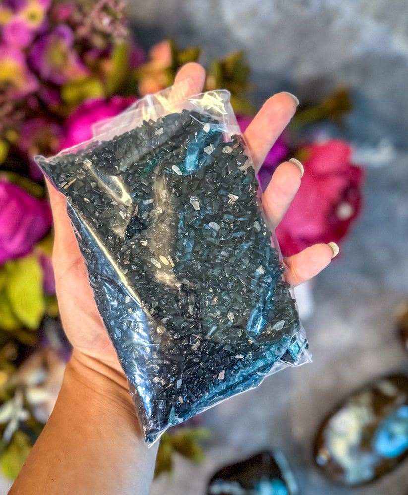 Bulk Crystal Chips, 1 Lb, Rose Quartz, Amethyst, Smoky Quartz, Carnelian, Labradorite, Citrine, Rainbow Moonstone, Black Tourmaline Chips (ONLINE ORDER ONLY)