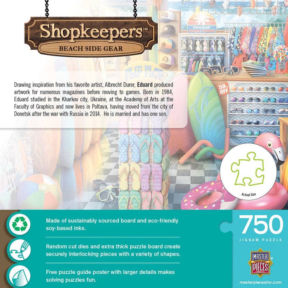 Shopkeepers - Beach Side Gear 750 Piece Jigsaw Puzzle (ONLINE ORDER ONLY)