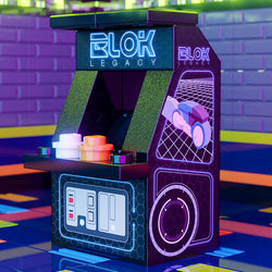 Custom BLOK Legacy Arcade Machine made using LEGO parts (Online Order Only)