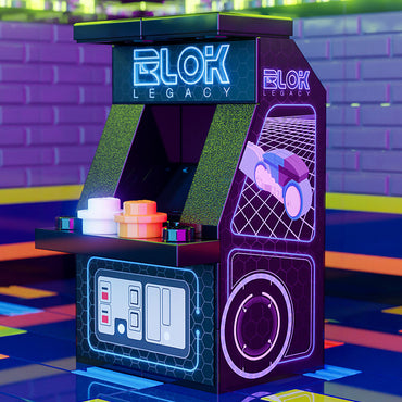 Custom BLOK Legacy Arcade Machine made using LEGO parts (Online Order Only)