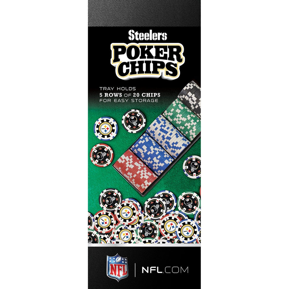 Pittsburgh Steelers 100 Piece Poker Chips (ONLINE ORDER ONLY)