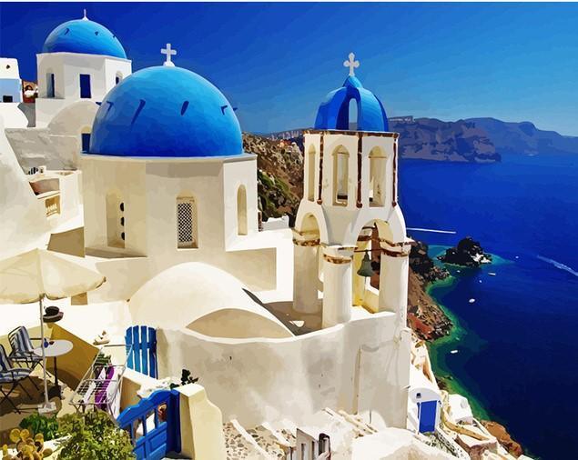 Blue Santorini Banlana (ONLINE ORDER ONLY)