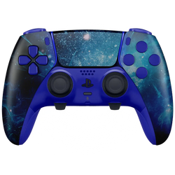MODDEDZONE BLUE NEBULA PS5 DualSense Edge Custom Modded Wireless Controller