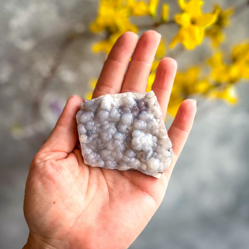Raw Blue Chalcedony Specimens