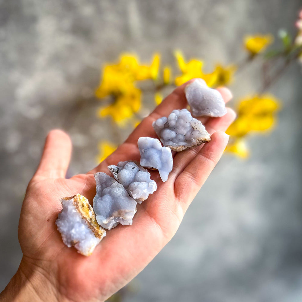 Raw Blue Chalcedony Specimens (ONLINE ORDER ONLY)