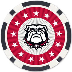 Georgia Bulldogs 100 Piece Poker Chips (ONLINE ORDER ONLY)