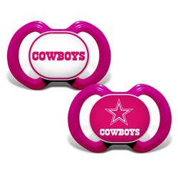 Dallas Cowboys - Pink Pacifier 2-Pack (ONLINE ORDER ONLY)