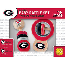 Georgia Bulldogs - Baby Rattles 2-Pack (ONLINE ORDER ONLY)