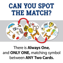 Iowa Hawkeyes Spot It! Card Game