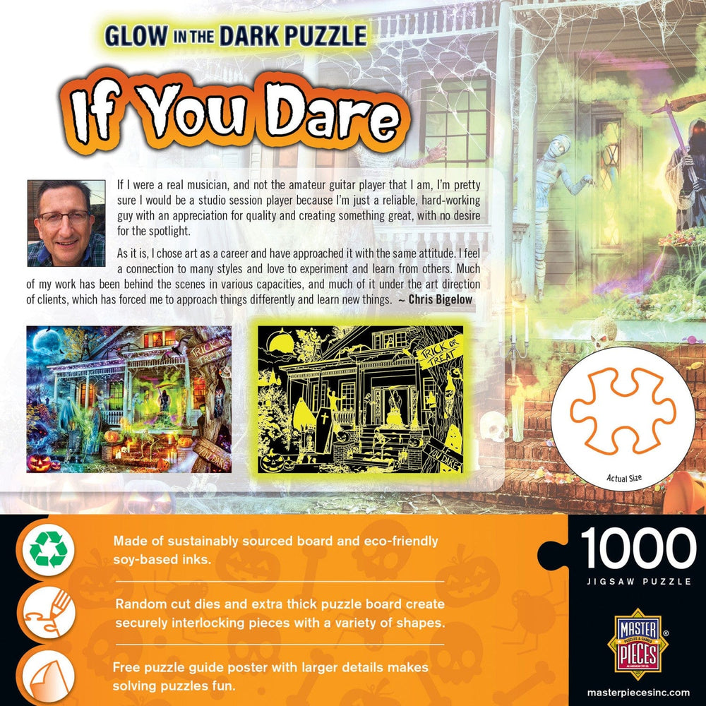 Glow in the Dark - If You Dare 1000 Piece Jigsaw Puzzle (ONLINE ORDER ONLY)