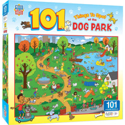 101 Things to Spot at the Dog Park 100 Piece Kids Jigsaw Puzzle (ONLINE ORDER ONLY)