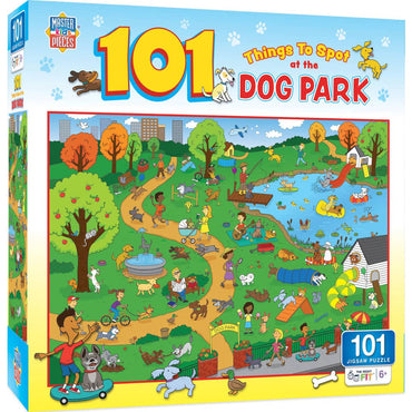 101 Things to Spot at the Dog Park 100 Piece Kids Jigsaw Puzzle (ONLINE ORDER ONLY)
