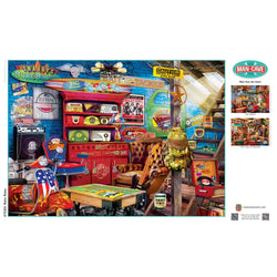 Man Cave - Retro Rules 1000 Piece Jigsaw Puzzle (ONLINE ORDER ONLY)