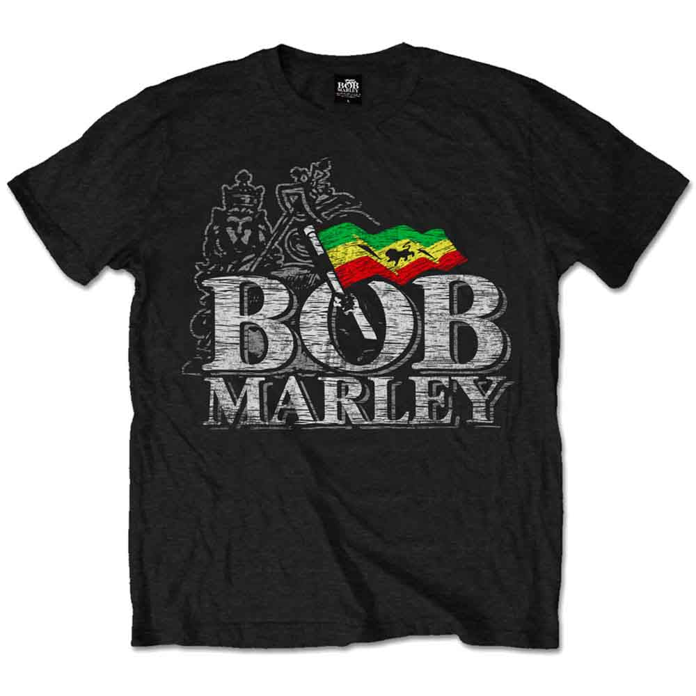 Bob Marley - Distressed Logo [T-Shirt] (ONLINE ORDER ONLY)
