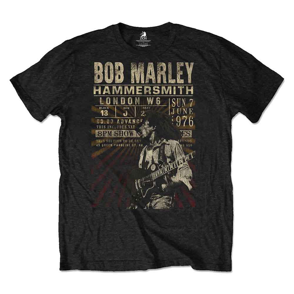 Bob Marley - Hammersmith '76 [T-Shirt] (ONLINE ORDER ONLY)