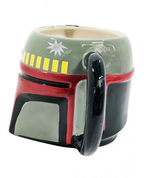Boba Fett Mandalorian Helmet (Star Wars) Ceramic Sculpted Mug 20oz. (Online Order Only)