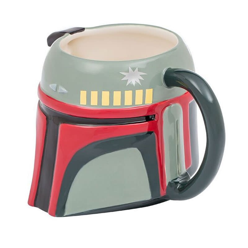 Boba Fett Mandalorian Helmet (Star Wars) Ceramic Sculpted Mug 20oz. (Online Order Only)