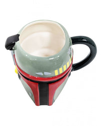 Boba Fett Mandalorian Helmet (Star Wars) Ceramic Sculpted Mug 20oz. (Online Order Only)