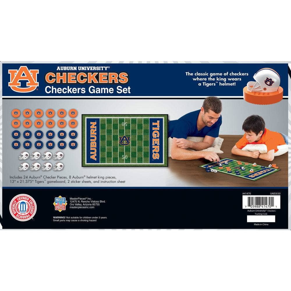 Auburn Tigers Checkers Board Game (ONLINE ORDER ONLY)