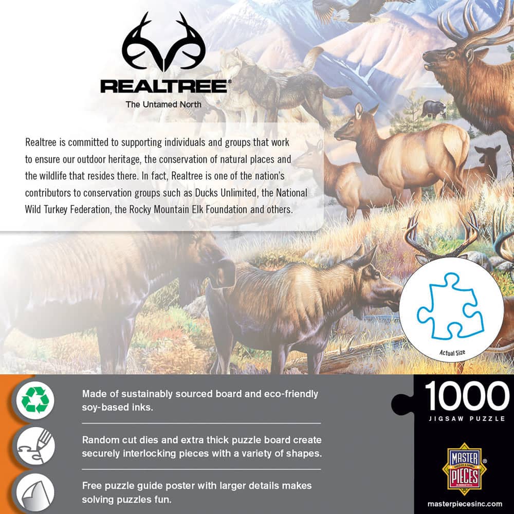 Realtree - The Untamed North 1000 Piece Jigsaw Puzzle (ONLINE ORDER ONLY)