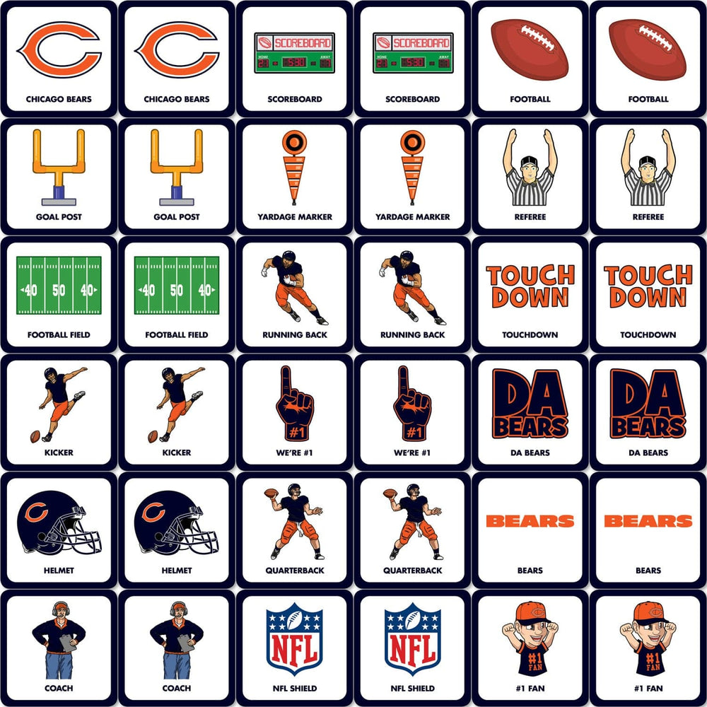 Chicago Bears Matching Game (ONLINE ORDER ONLY)