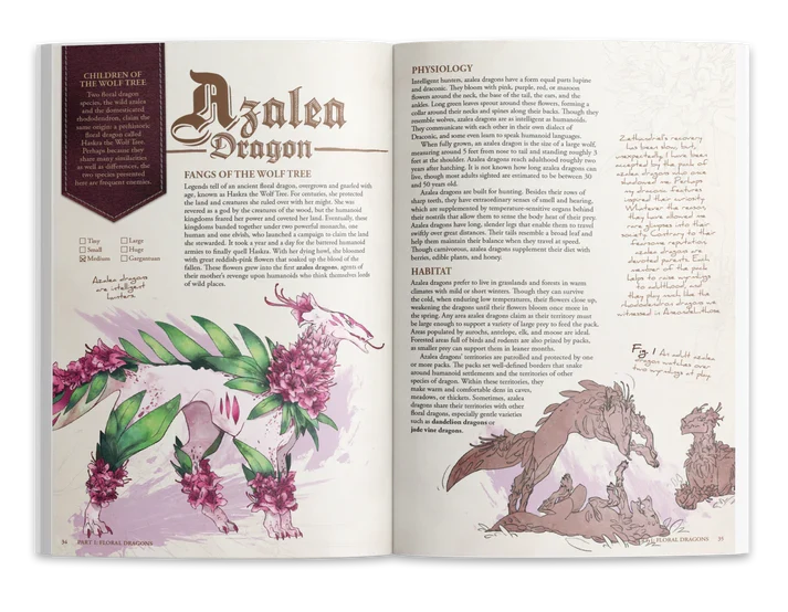 The Field Guide to Floral Dragons: Deluxe Edition (5e D&D)