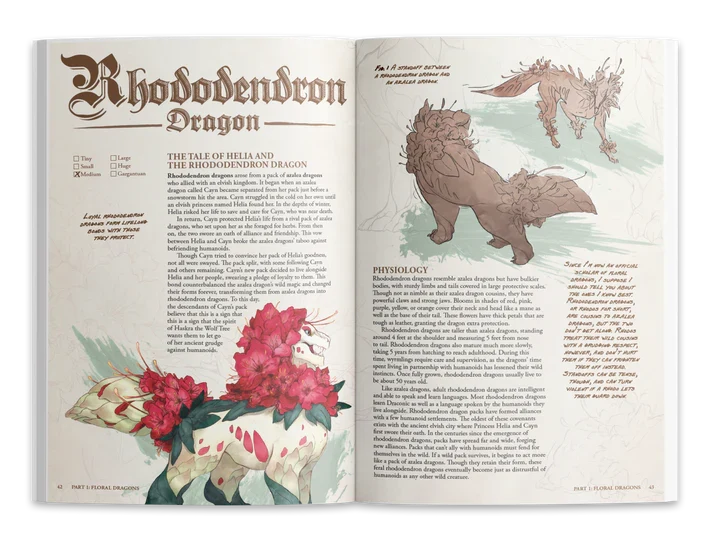 The Field Guide to Floral Dragons: Deluxe Edition (5e D&D)