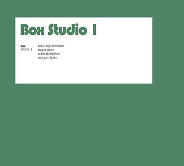 BOX - Studio 1 [CD] (ONLINE ORDER ONLY)