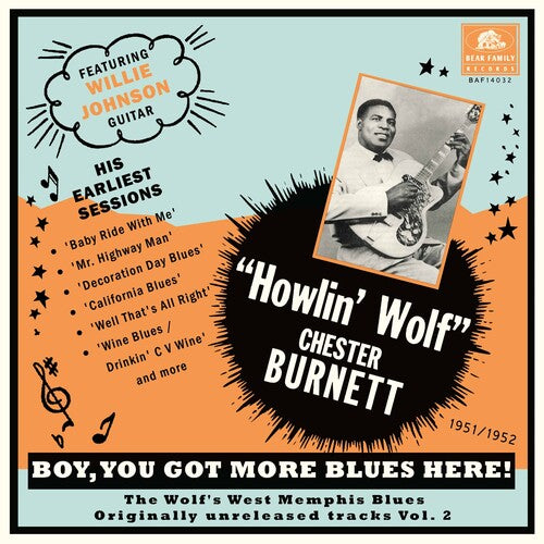 Howlin Wolf - Boy, You Got More Blues Here: The Wolf's West Memphis Blues Vol. 2 [10 in] [Vinyl] (ONLINE ORDER ONLY)