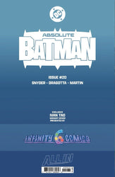 [GLOW IN THE DARK] ABSOLUTE BATMAN #20 IVAN TAO EXCLUSIVE VIRGIN VAR (06/03/2026)