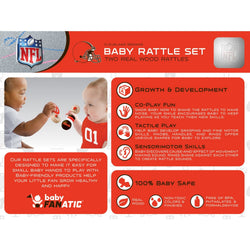 Cleveland Browns - Baby Rattles 2-Pack (ONLINE ORDER ONLY)