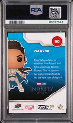 2023 UPPER DECK FUNKO POP MARVEL  VALKYRIE PLATINUM #90  PSA 10 (Online Order Only)