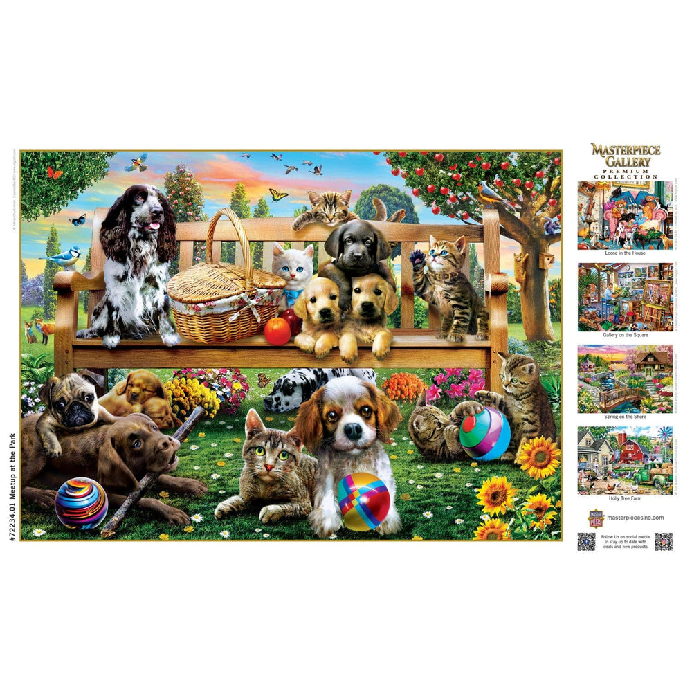 Masterpiece Gallery - Meetup at the Park 1000 Piece Jigsaw Puzzle (ONLINE ORDER ONLY)