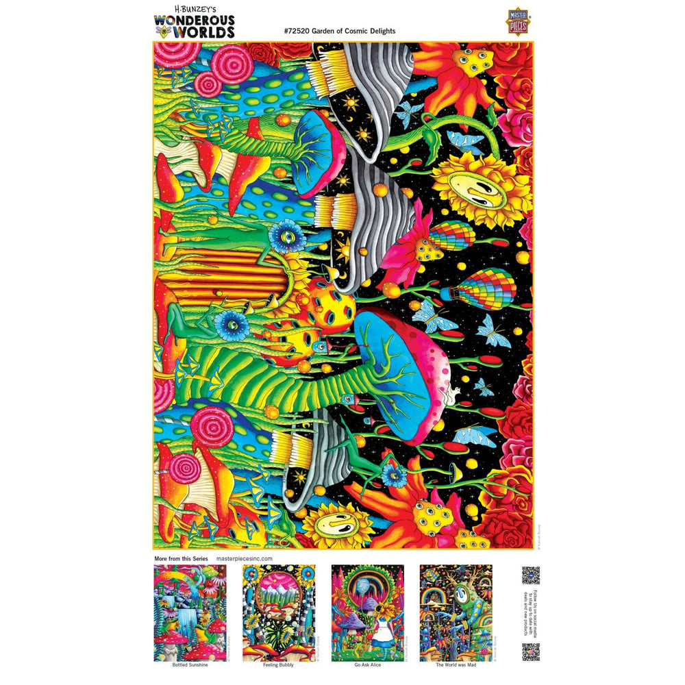 Wonderous Worlds - Garden of Cosmic Delight 1000 Piece Jigsaw Puzzle (ONLINE ORDER ONLY)