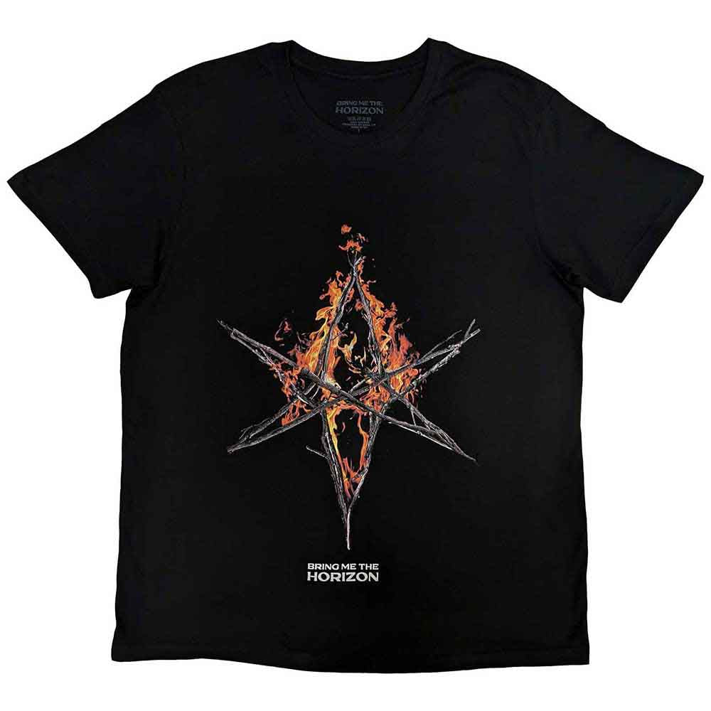 Flame Hex & Text Logo [T-Shirt] (ONLINE ORDER ONLY)