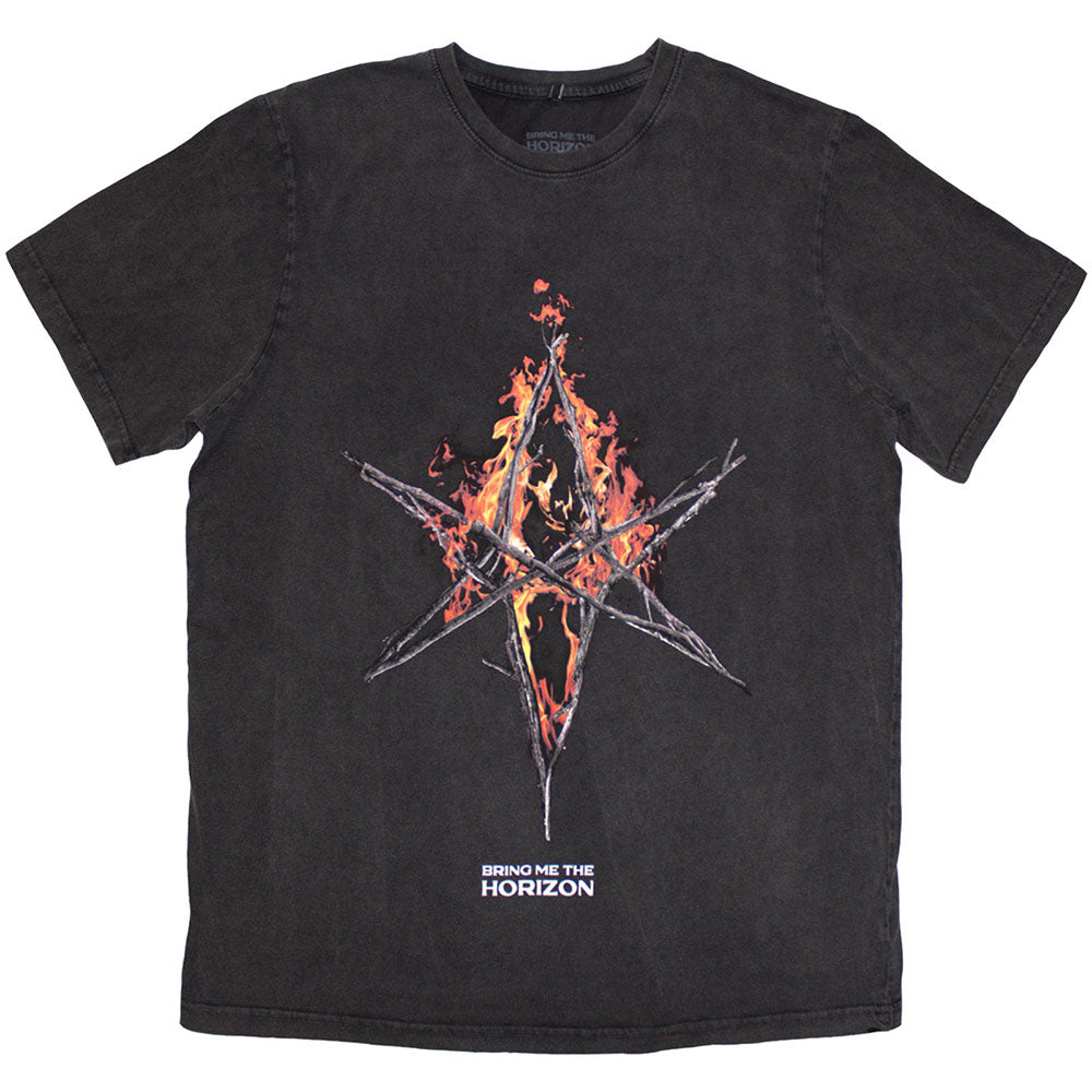 Flame Hex & Text Logo [T-Shirt] (ONLINE ORDER ONLY)
