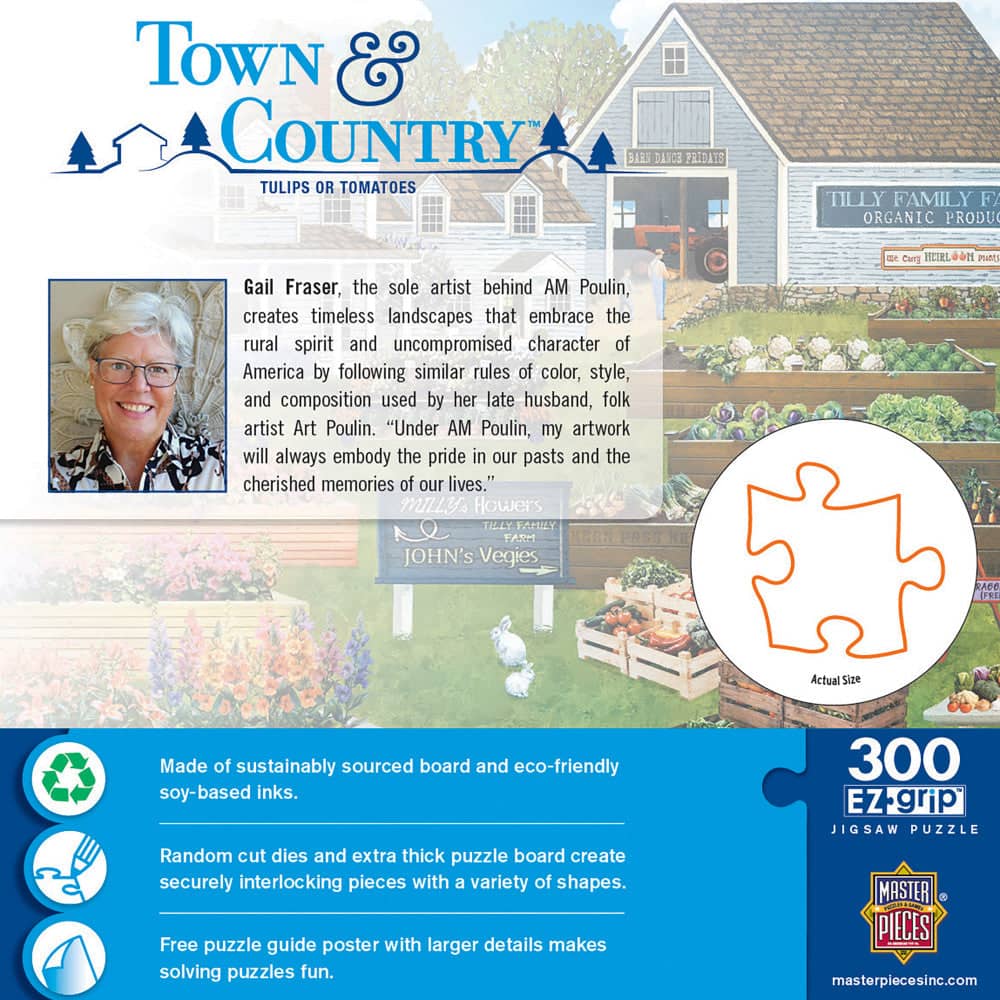 Town & Country - Tulips or Tomatoes 300 Piece EZ Grip Jigsaw Puzzle