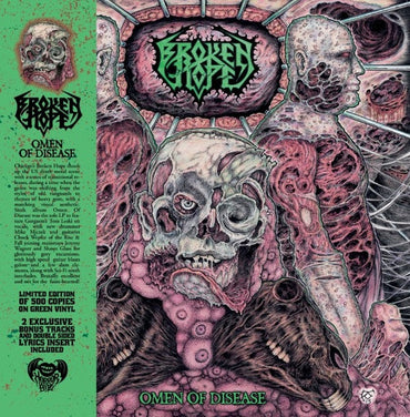 BROKEN HOPE - Omen Of Disease [Vinyl] (ONLINE ORDER ONLY)