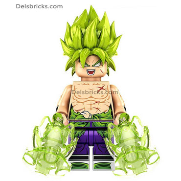 Broly Dragon Ball Z Lego Minifigures Custom Toys (ONLINE ORDER ONLY)
